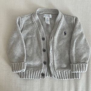 Ralph Lauren baby boys cardigan. Size 9 months.